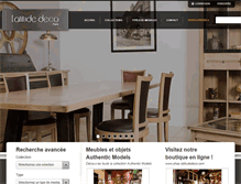 Tablet Screenshot of latitudedeco.com